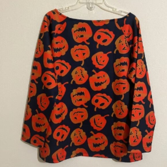 SSLR Collection Jack O Lantern Pumpkin Halloween Shirt Size XL - Picture 2 of 4